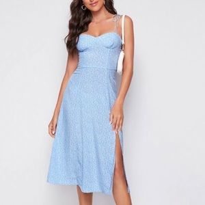 SOLD on Mercari‼️ Baby Blue Midi Dress